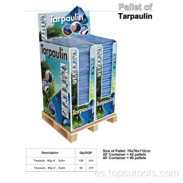 Tarpaulin Display Pallet 2 Tamaños Mixtos en stock